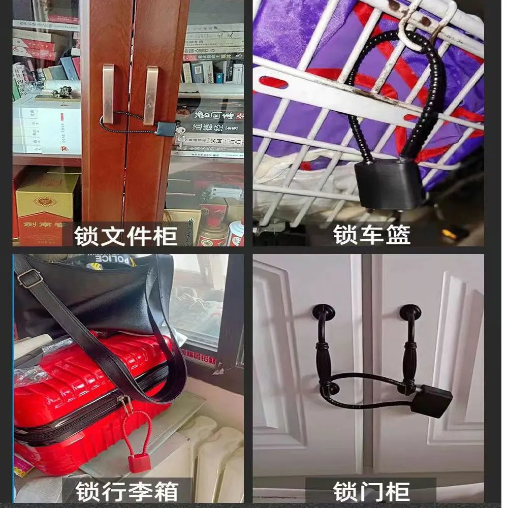 Combination Padlock  Password -  Locks 3 Digit Waterproof Outdoor Lock For Door Suitcase Bag Package Cabinet Locker Window