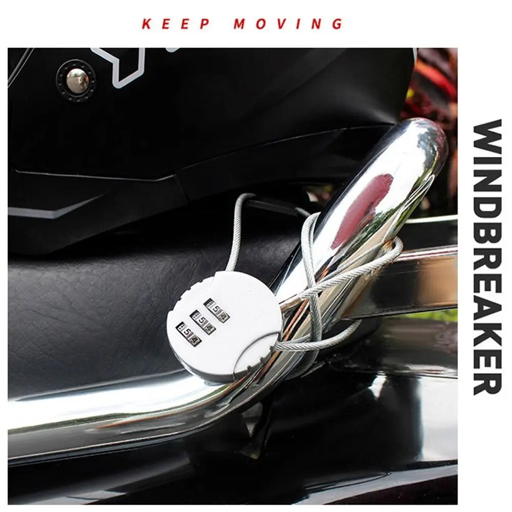 Wire Rope Digit Padlock Smart Combination Lock Password Lock Motorcycle Helmet Lock Anti-theft Lock Wire Rope Digit Padlock Smart Combination Lock Password Lock Motorcycle Helmet Lock Anti-theft Lock