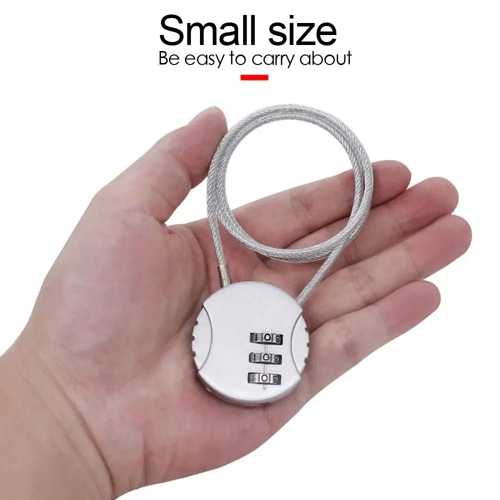 Wire Rope Digit Padlock Smart Combination Lock Password Lock Motorcycle Helmet Lock Anti-theft Lock Wire Rope Digit Padlock Smart Combination Lock Password Lock Motorcycle Helmet Lock Anti-theft Lock