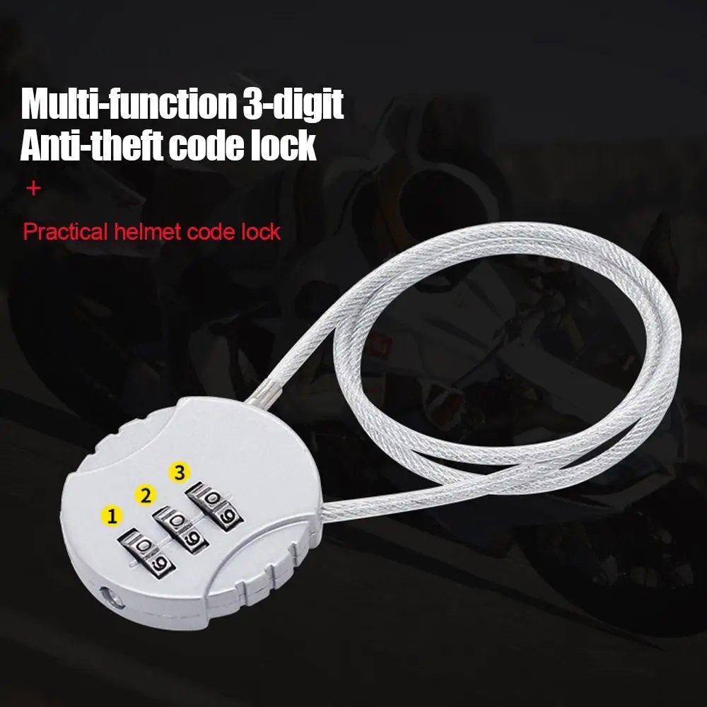 Wire Rope Digit Padlock Smart Combination Lock Password Lock Motorcycle Helmet Lock Anti-theft Lock Wire Rope Digit Padlock Smart Combination Lock Password Lock Motorcycle Helmet Lock Anti-theft Lock