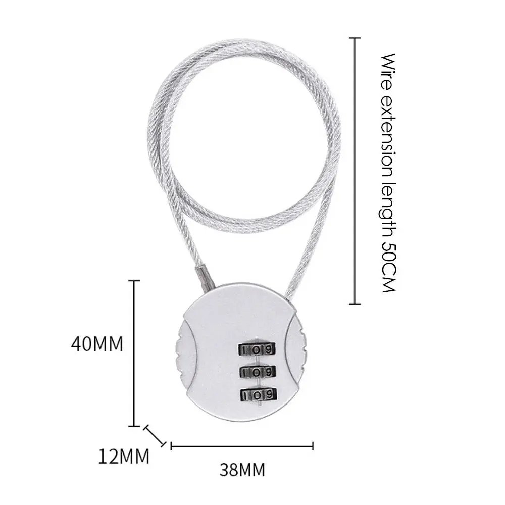 Wire Rope Digit Padlock Smart Combination Lock Password Lock Motorcycle Helmet Lock Anti-theft Lock Wire Rope Digit Padlock Smart Combination Lock Password Lock Motorcycle Helmet Lock Anti-theft Lock