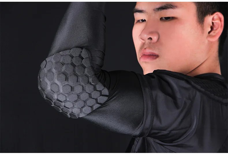Safety Rugby Padded Shirt Men Soccer Goalkeeper Jerseys Outdoor Sponge Football Training Sportswear Protector Gear Clothes Elbow