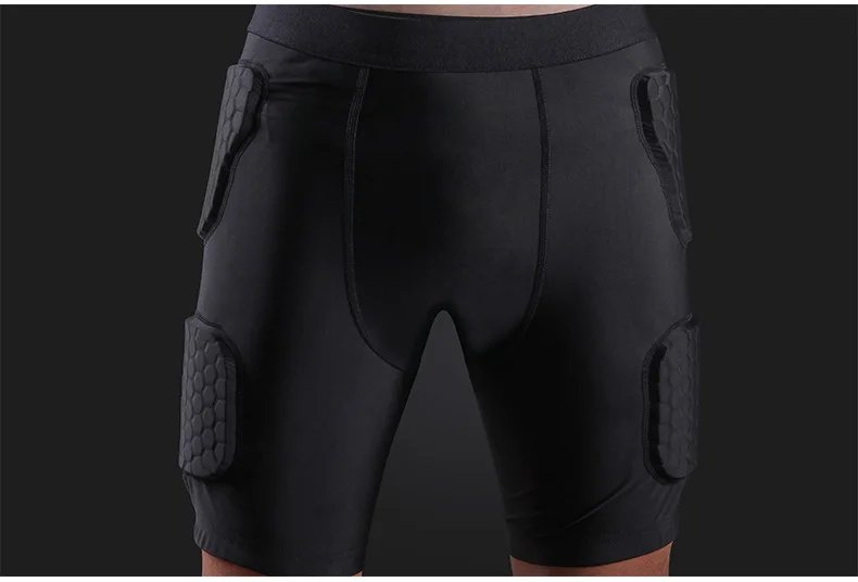 Safety Rugby Padded Shirt Men Soccer Goalkeeper Jerseys Outdoor Sponge Football Training Sportswear Protector Gear Clothes Elbow