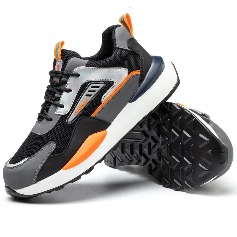 High Quality Indestructible Safety Shoes Men Work Sneakers Light Security Boots Men Puncture-Proof work Boots Steel Toe Shoes