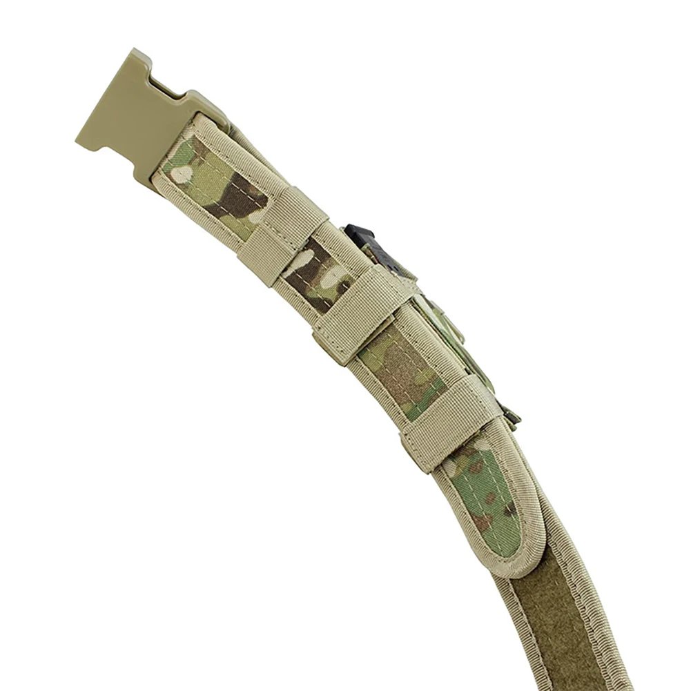 Hunting Equipment System Tactical Men Belt Waist Support Security Military Combat Duty Utility Belt with Magazine Pouches Hunting Equipment System Tactical Men Belt Waist Support Security Military Combat Duty Utility Belt with Magazine Pouches