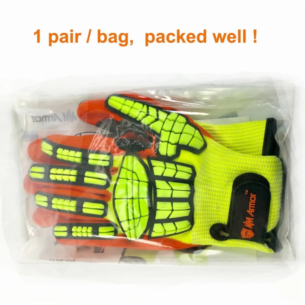 NMSafety Cut Resistant Anti Impact Vibration Work Gloves Security Protection Mechanics Impact Resistant Glove NMSafety Cut Resistant Anti Impact Vibration Work Gloves Security Protection Mechanics Impact Resistant Glove