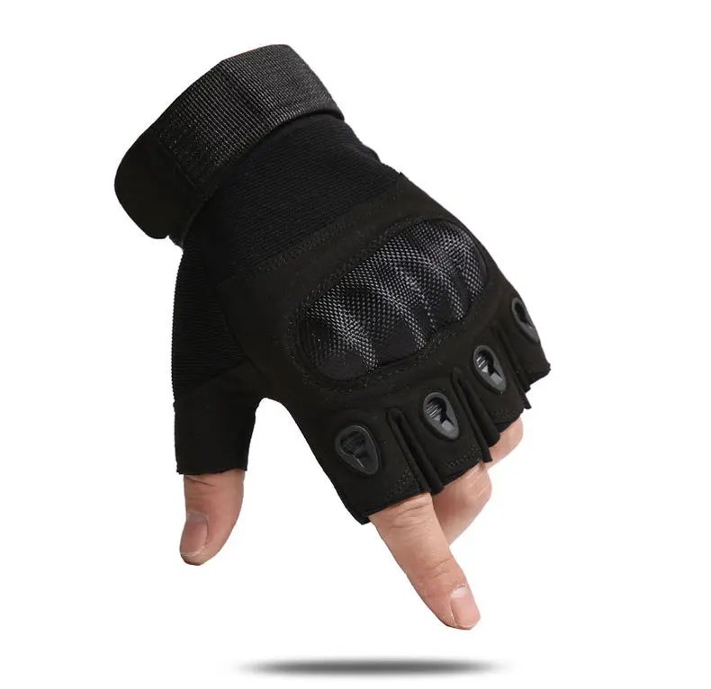 Carbon Fiber Hard Shell Tactical Gloves Touch Screen Anti-Cutting Fitness Combat Army Military Gloves Riding Motorcycle Gloves
