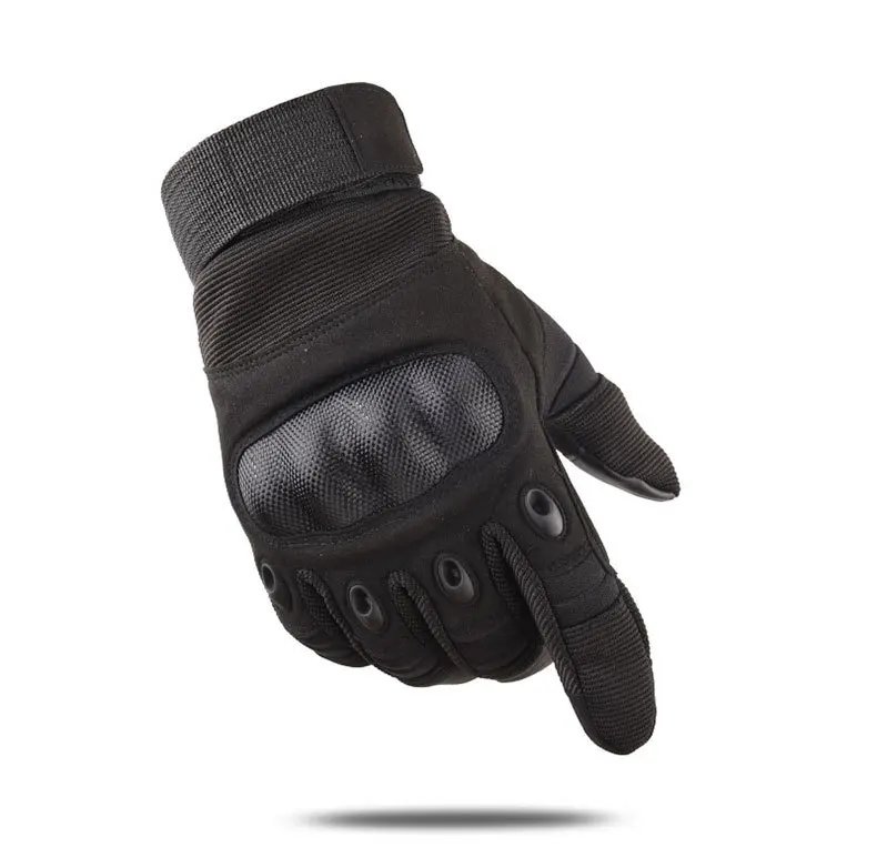 Carbon Fiber Hard Shell Tactical Gloves Touch Screen Anti-Cutting Fitness Combat Army Military Gloves Riding Motorcycle Gloves