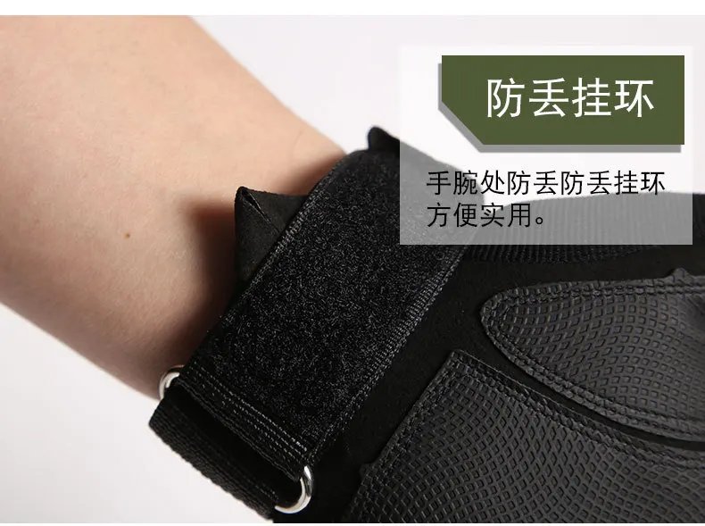 Carbon Fiber Hard Shell Tactical Gloves Touch Screen Anti-Cutting Fitness Combat Army Military Gloves Riding Motorcycle Gloves