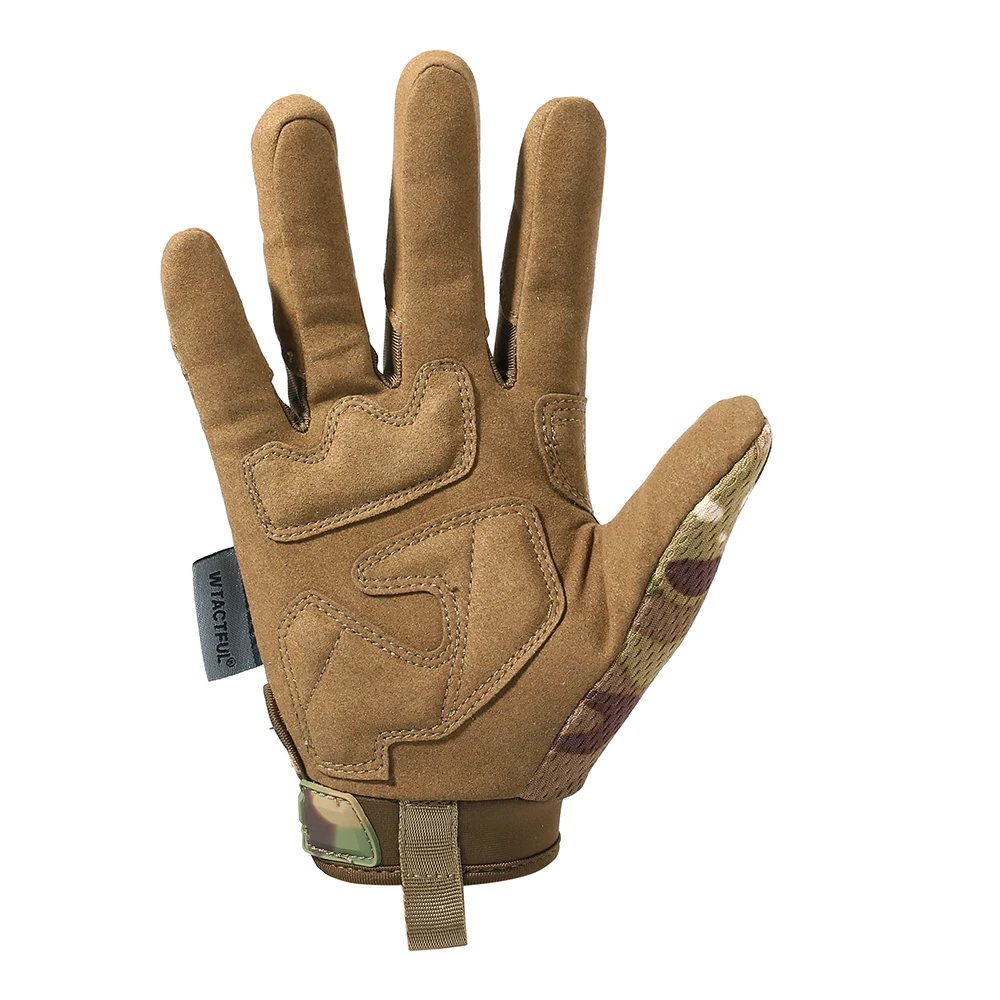 Tactical Gloves Touch Sceen Paintball Shooting Airsoft Combat Bicycle Rubber Protective Anti-Skid Full Finger Glove Men Women