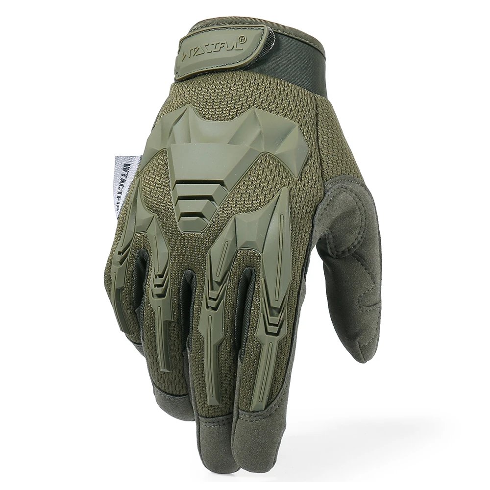 Tactical Gloves Touch Sceen Paintball Shooting Airsoft Combat Bicycle Rubber Protective Anti-Skid Full Finger Glove Men Women