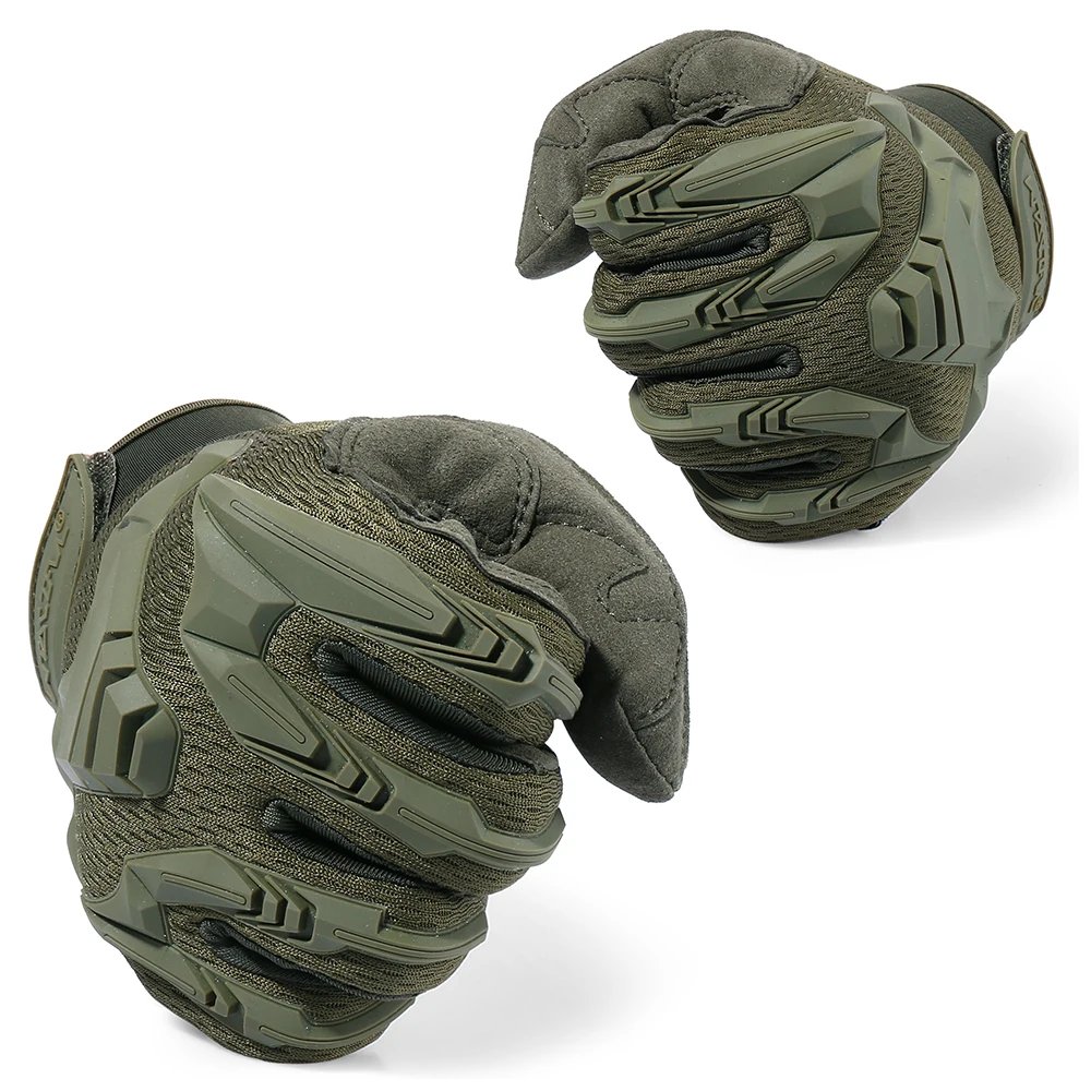 Tactical Gloves Touch Sceen Paintball Shooting Airsoft Combat Bicycle Rubber Protective Anti-Skid Full Finger Glove Men Women