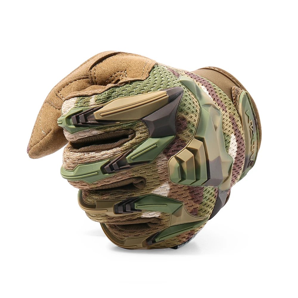 Tactical Gloves Touch Sceen Paintball Shooting Airsoft Combat Bicycle Rubber Protective Anti-Skid Full Finger Glove Men Women