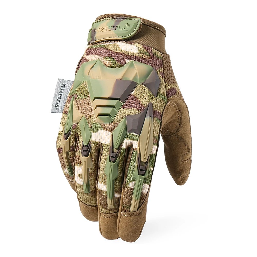 Tactical Gloves Touch Sceen Paintball Shooting Airsoft Combat Bicycle Rubber Protective Anti-Skid Full Finger Glove Men Women