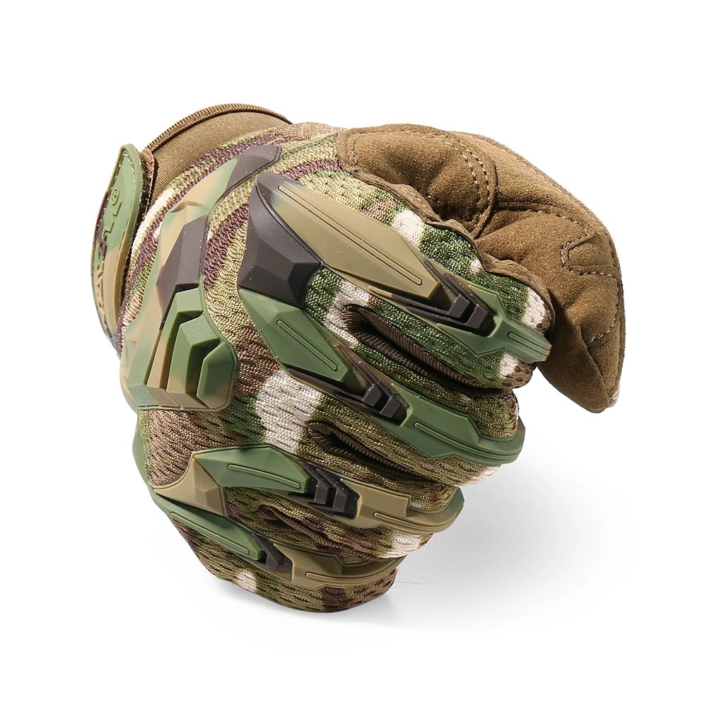 Tactical Gloves Touch Sceen Paintball Shooting Airsoft Combat Bicycle Rubber Protective Anti-Skid Full Finger Glove Men Women