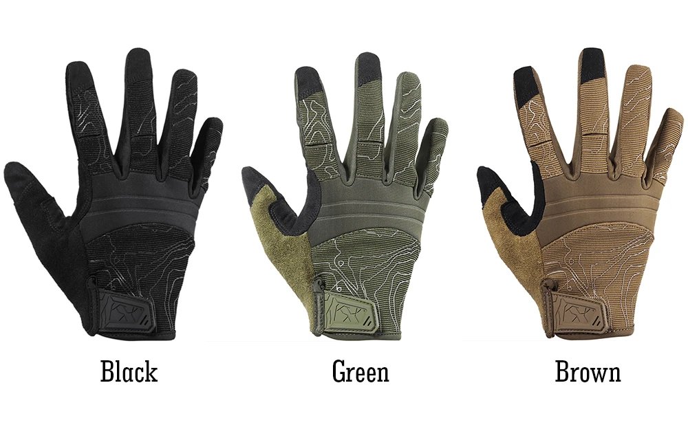 Breathable Tactical Gloves Driving Paintball Shooting Airsoft Combat Work Sports Touch Screen Protective Full Finger Glove Men