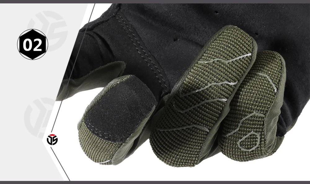 Breathable Tactical Gloves Driving Paintball Shooting Airsoft Combat Work Sports Touch Screen Protective Full Finger Glove Men